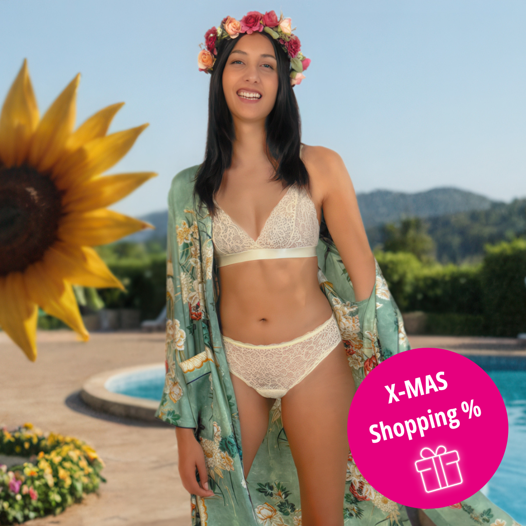 ByeByeToe® BH Spitzen Triangel Champagne