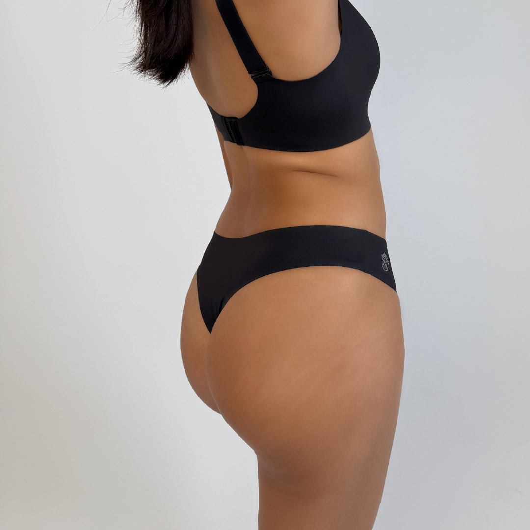 Tanga schwarz Kein Cameltoe