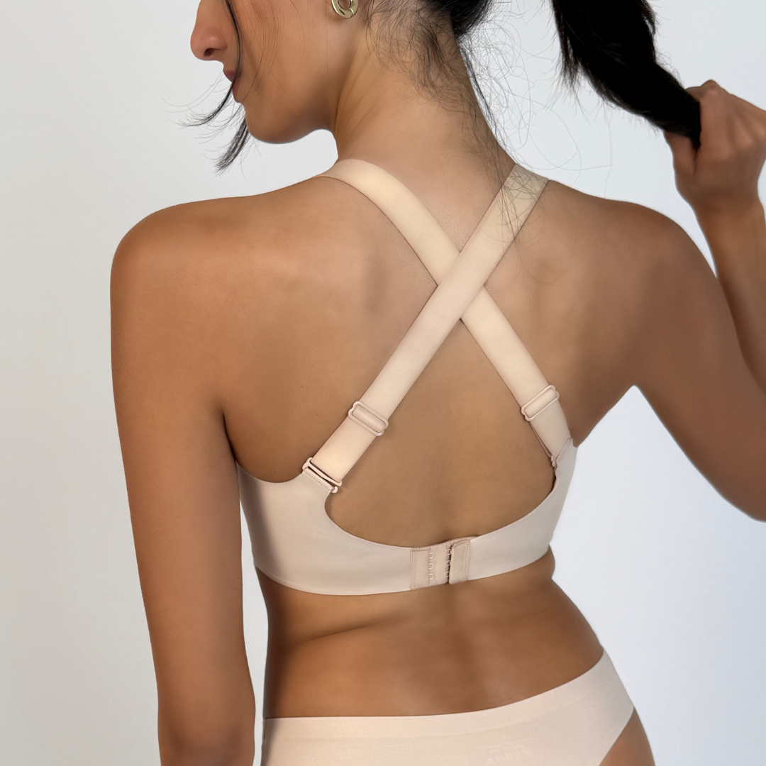 Sport Everyday BH Nude nahtlos ohne Bügel bequem