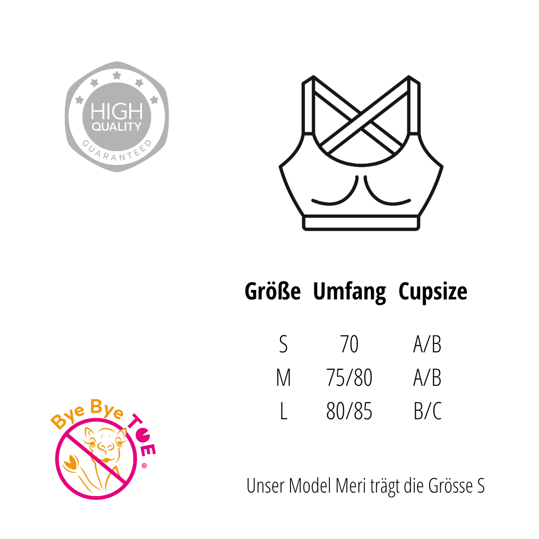 Sport Everyday BH ohne Bügel nahtlos bequem