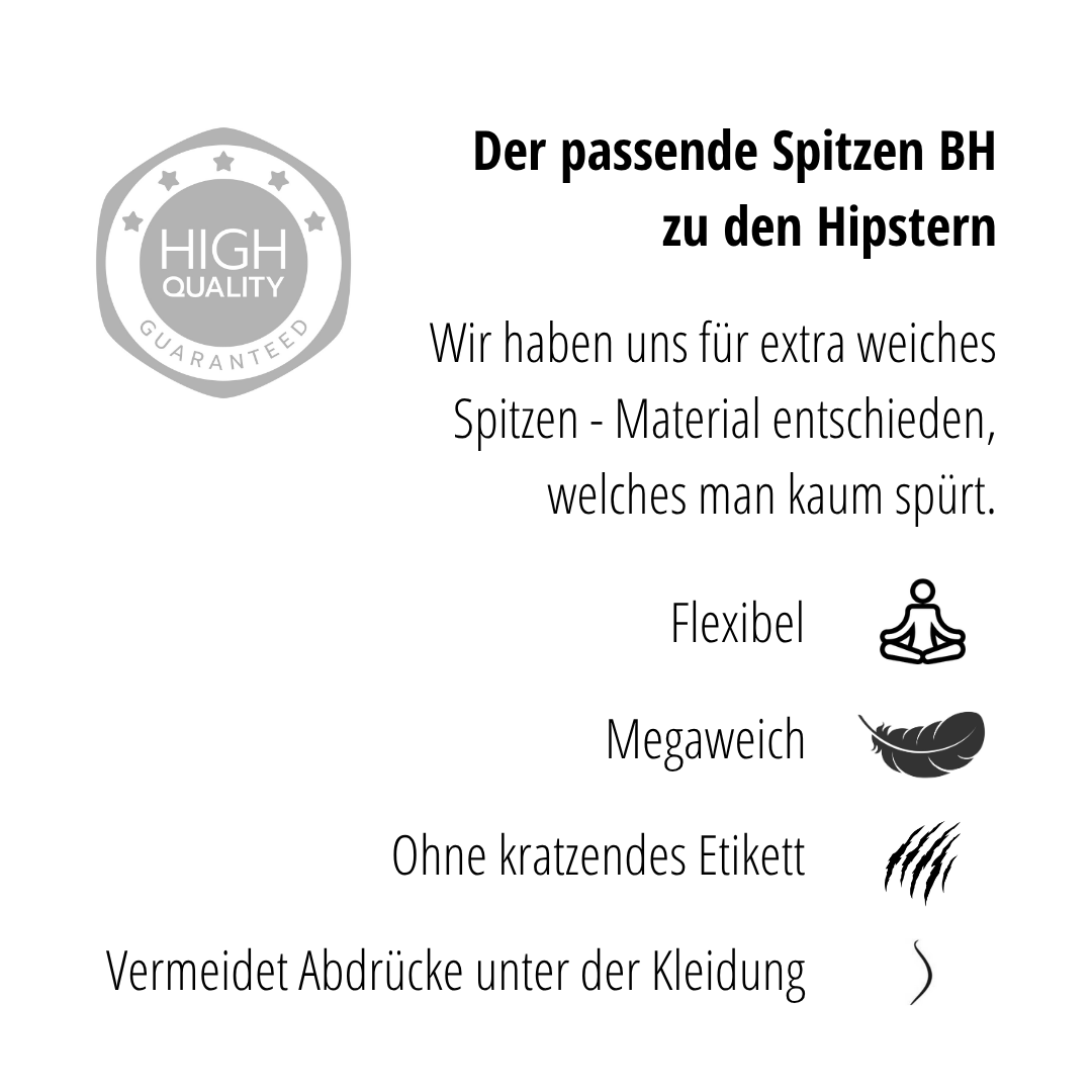 Spitzen Triangel Damen BH weich