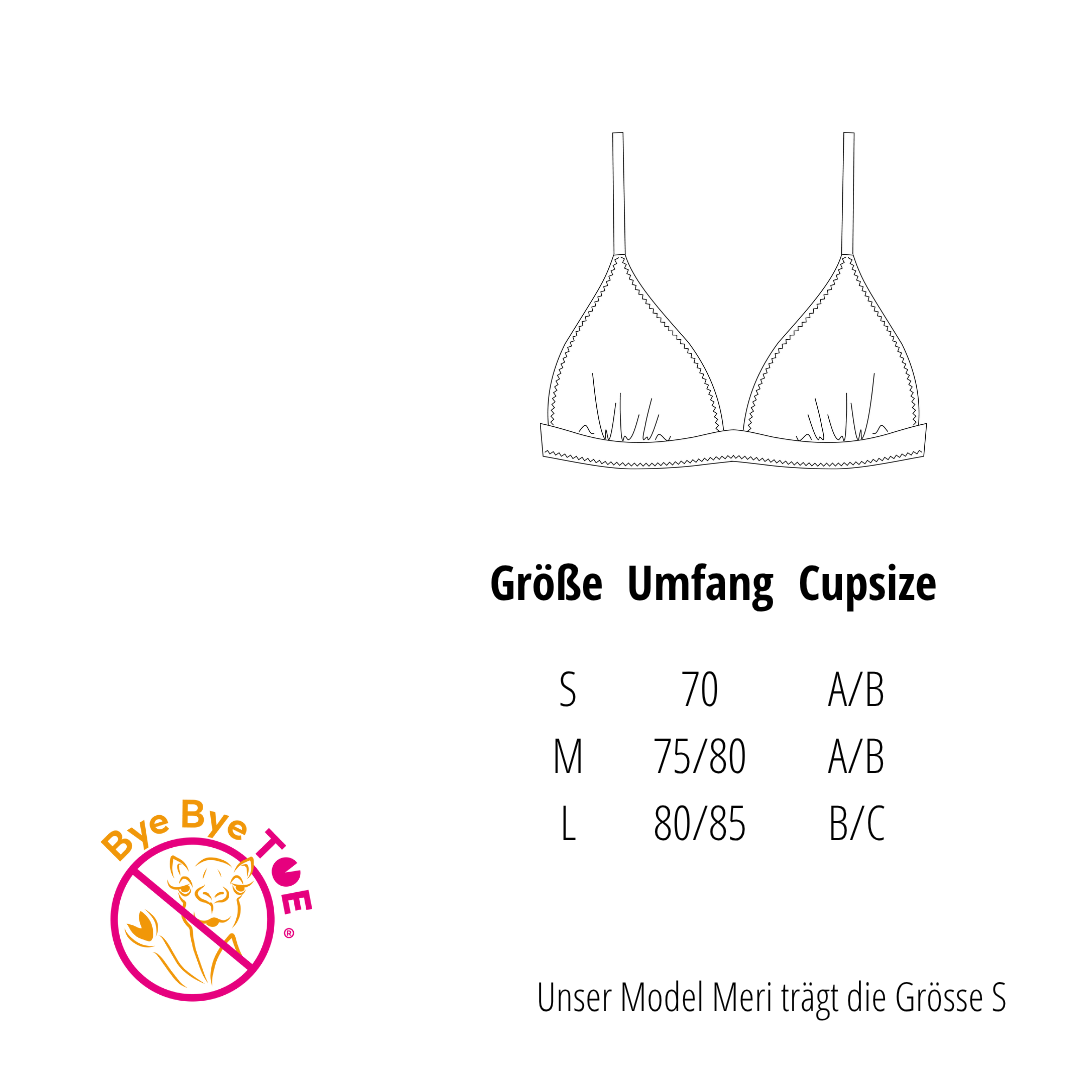 Spitzen Triangel Damen BH weich