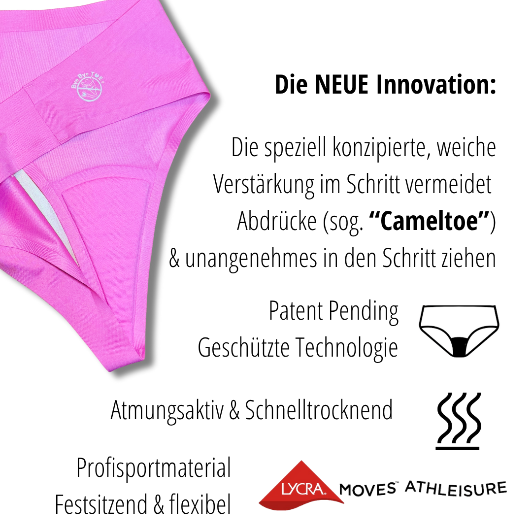 Tanga Anti Cameltoe Rosa