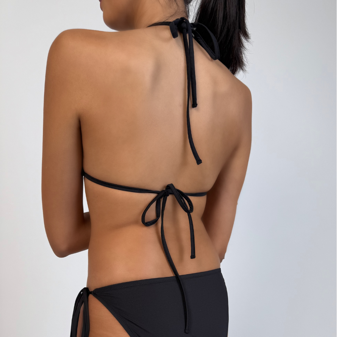 ByeByeToe® Triangel Bikini Top Black