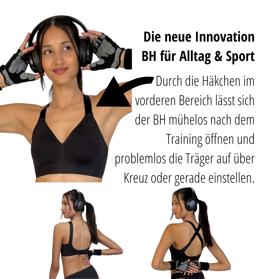 ByeByeToe® BH Sport & Everyday Black